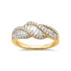Womens 1 1/5 Ct. T.w. White Diamond 14k Gold Wedding Band
