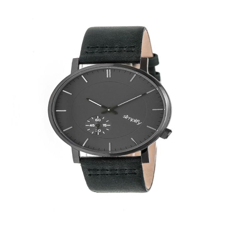 Simplify Unisex Green Strap Watch-sim3606