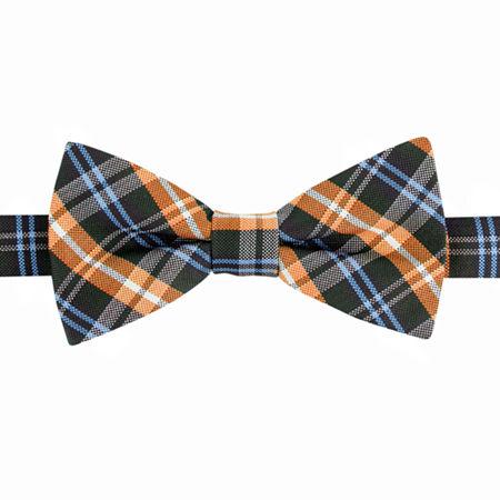 Izod Spruce Plaid Pre-tied Bow Tie