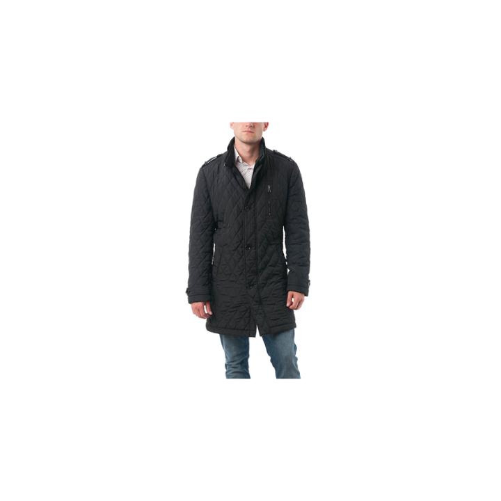 Verno Fashion Mens' Polyester Quilted Car Coat