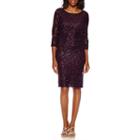 Scarlett 3/4-sleeve Lace Sheath Dress