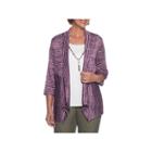 Alfred Dunner Palm Desert 3/4 Sleeve Two For One Top