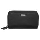 Perlina Nappa Leather Double Zip Wallet