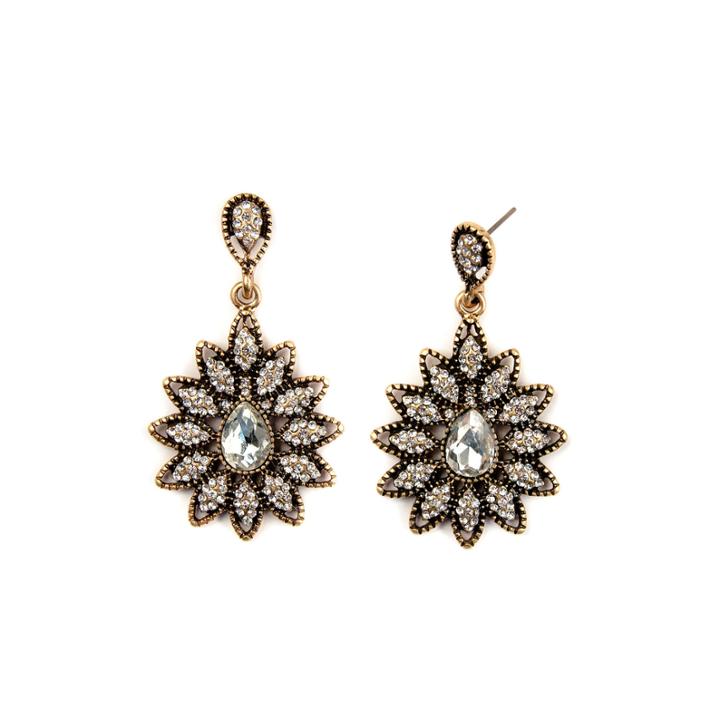 Bijoux Bar Clear Drop Earrings