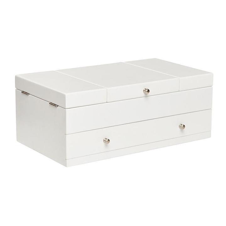 Mele & Co. Everly Wooden Triple Lid Jewelry Box