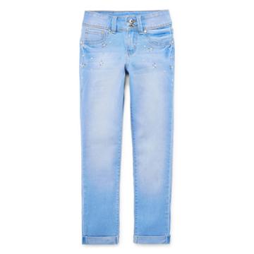 Ymi Flower Cuff Skinny