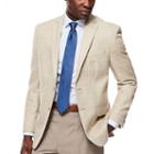 Collection By Michael Strahan Tan Plaid Sport Coat - Classic Fit