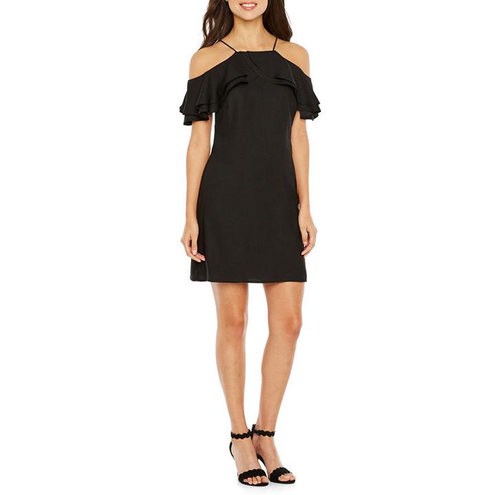 Nicole By Nicole Miller Short Sleeve Fit & Flare Dress
