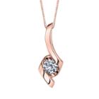 Sirena Womens 1/5 Ct. T.w. Genuine White Diamond Pendant Necklace