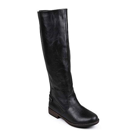 Journee Collection Lynn Womens Stretch Knee-high Riding Boots