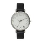 Olivia Pratt Unisex Gray Strap Watch-b80000black