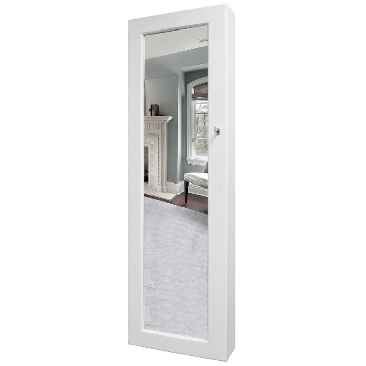 White Over The Door Jewelry Armoire