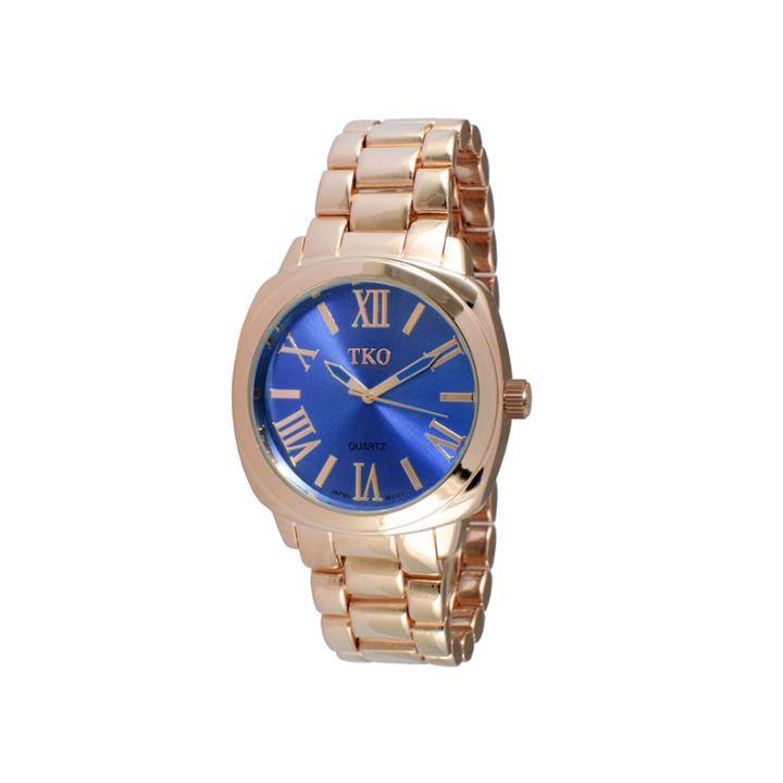 Tko Orlogi Womens Blue Dial Boyfriend Bracelet Watch