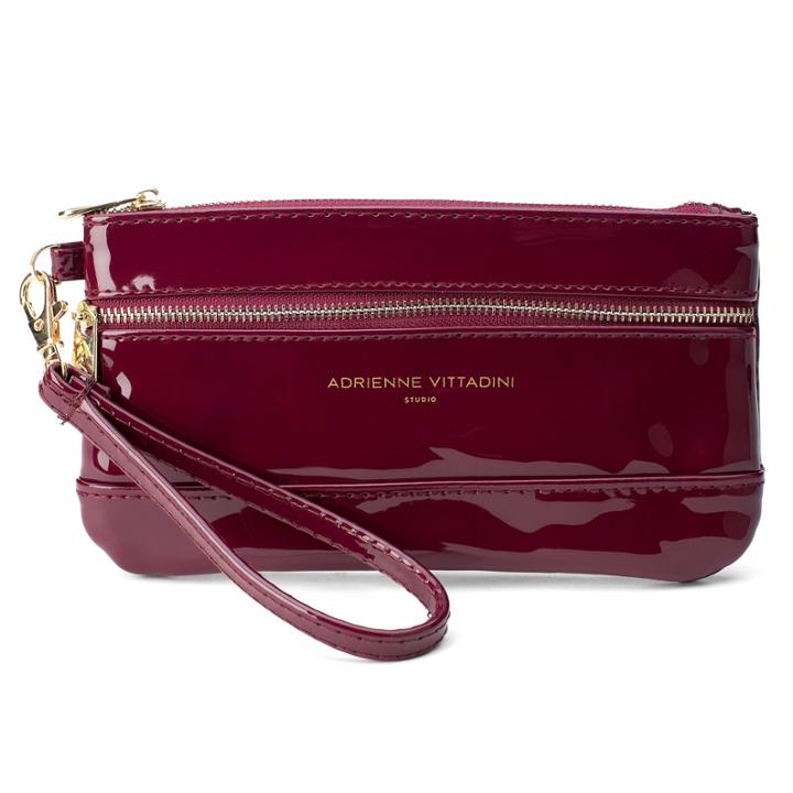 Adrienne Vittadini Zip Pocket Wallet Wristlet