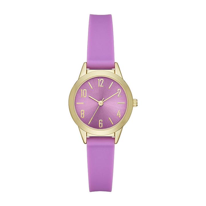 Womens Purple Strap Watch-fmdcp001g