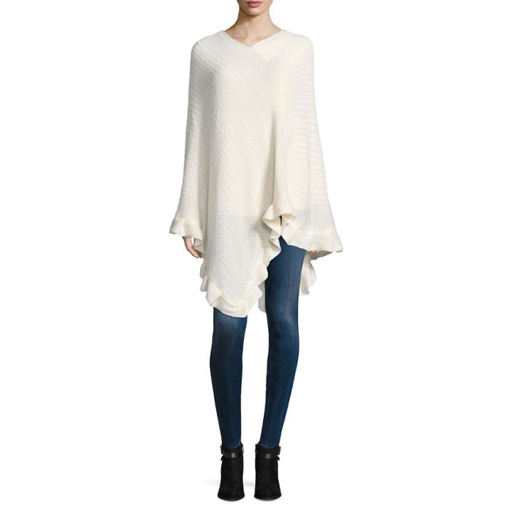 Mixit Ruffle Poncho