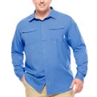 Columbia Sportswear Co. Long Sleeve Button-front Shirt-big And Tall
