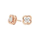 1/6 Ct. T.w. Diamond 10k Rose Gold Stud Earrings