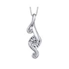Juno Lucina 1/3 Ct. T.w. Diamond 14k White Gold Pendant Necklace