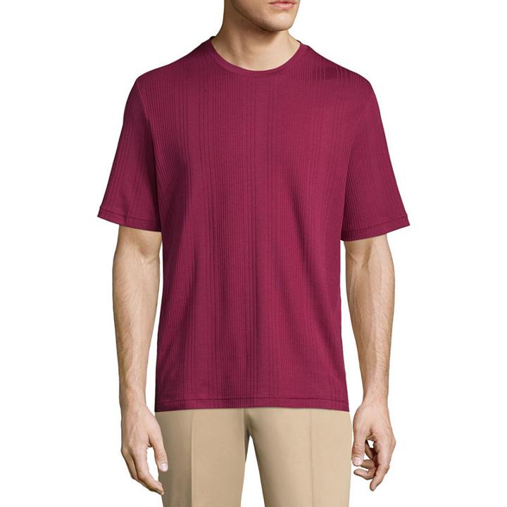 Claiborne Short Sleeve Crew Neck T-shirt