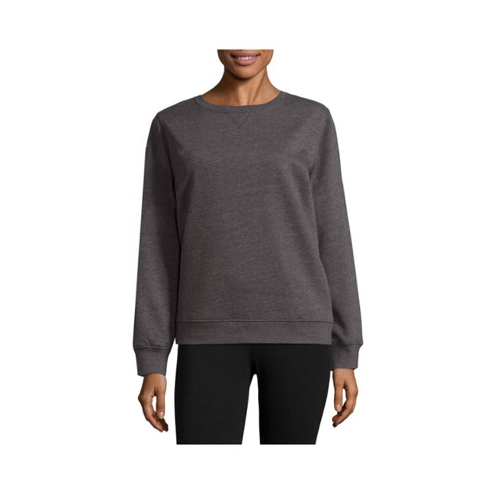 St. John's Bay Active Long Sleeve Fleece Sweatshirt
