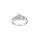 Womens 1/5 Ct. T.w. Genuine Round White Diamond Promise Ring