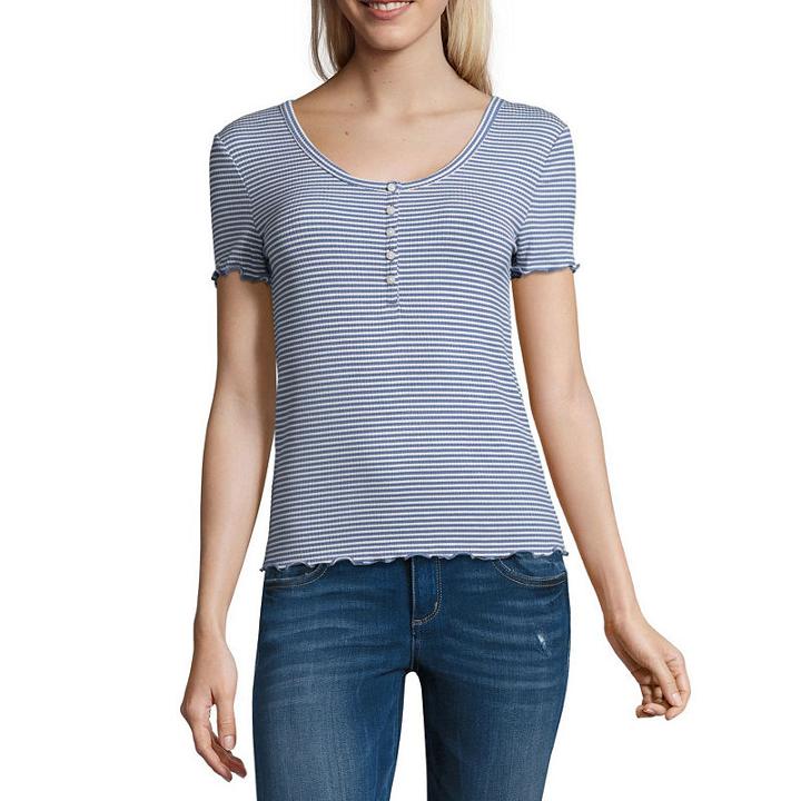 Brooklyn - Top Pick - Arizona Button Up Rib Tee And Jeggings