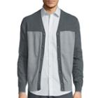 Claiborne Long-sleeve Block Cardigan