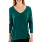 Stylus&trade; 3/4 Sleeve Raglan T-shirt - Tall