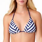 A.n.a Stripe Triangle Swimsuit Top