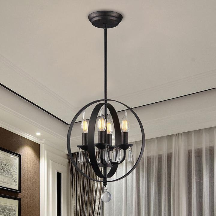 Trisola 4-light 12-inch Antique Bronze Globe Pendant