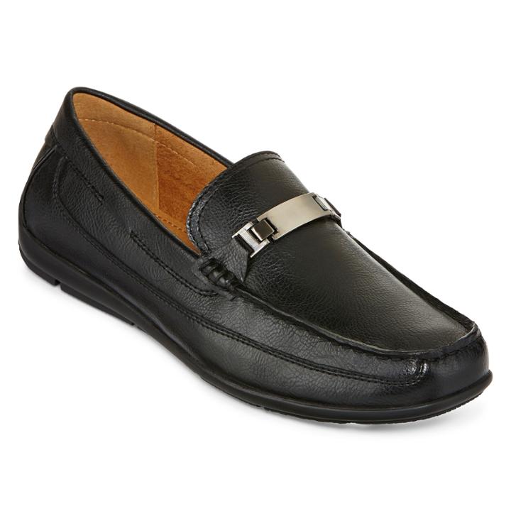 Jf J. Ferrar Dexter Mens Moc-toe Bit Loafers