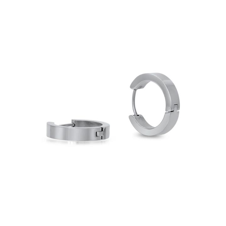 Mens Stainless Steel Hoop Earrings
