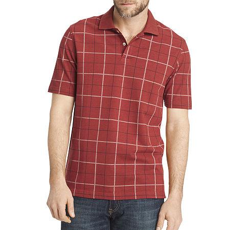 Arrow Short-sleeve Windowpane Piqu Polo
