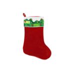 24 Large Red And Green Sequined Velveteen Christmas Stocking