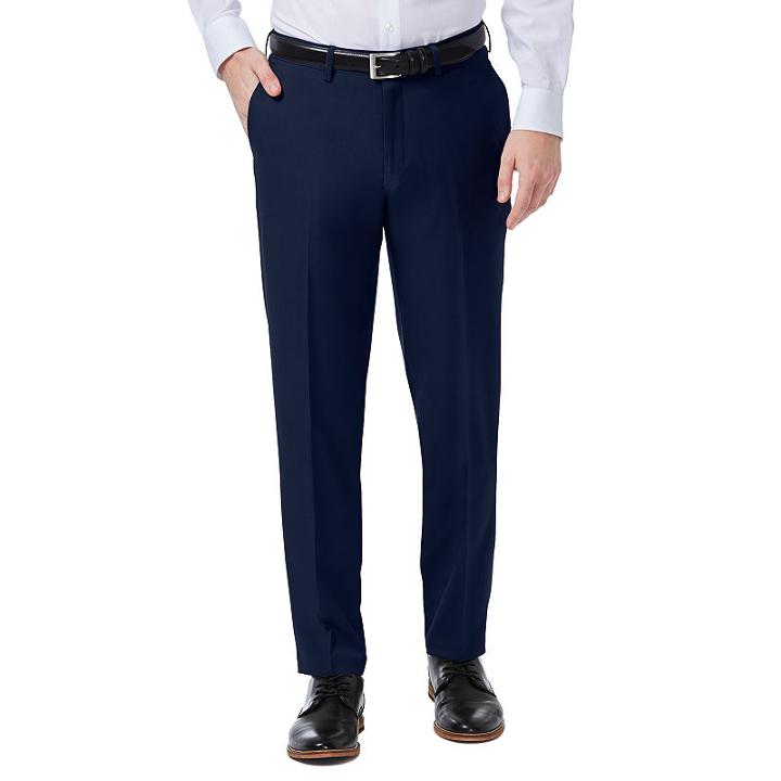 Haggar Premium Comfort Dress Pant Slim Fit Flat Front