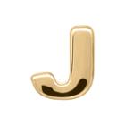 Teeny Tiny 10k Yellow Gold Initial J Single Stud Earring