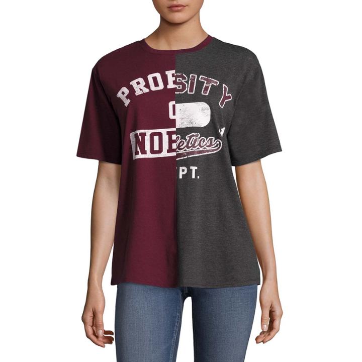 Split Graphic T-shirt- Juniors