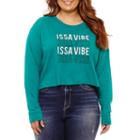 City Streets Long Sleeve Vibe Crop T-shirt