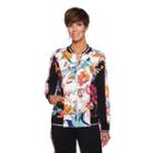 Lark Lane Tropical Twist Bomber Jacket