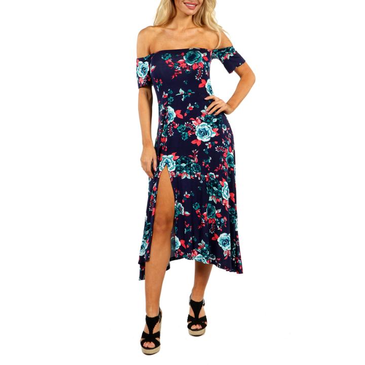 24/7 Comfort Apparel Summer Starlight Sheath Dress