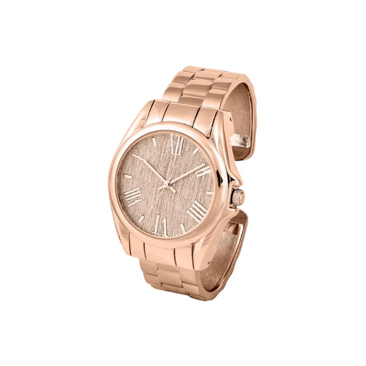 Mixit Womens Rose Goldtone Bangle Watch-pts3207rg