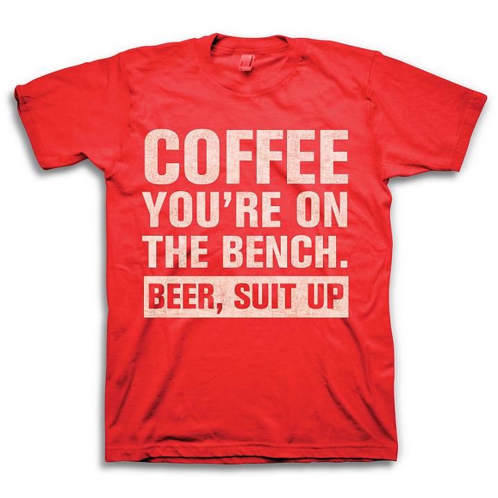 Coffee Bench Beer Up Graphic Tee