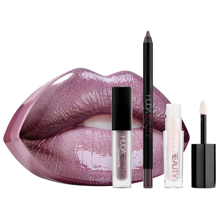 Huda Beauty Contour & Strobe Lip Set