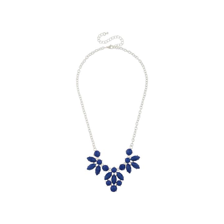 Mixit Blue Statement Necklace
