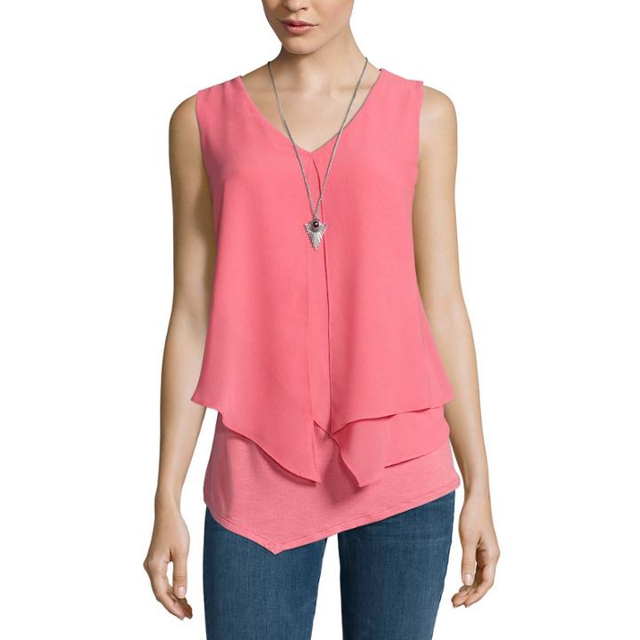 Alyx Sleeveless Necklace Popover Top