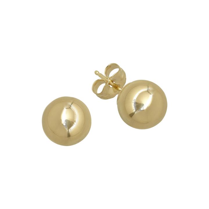 Infinite Gold&trade; 14k Yellow Gold 7mm Ball Stud Earrings