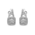 Hallmark Diamonds 1/7 Ct. T.w. Genuine White Diamond Drop Earrings