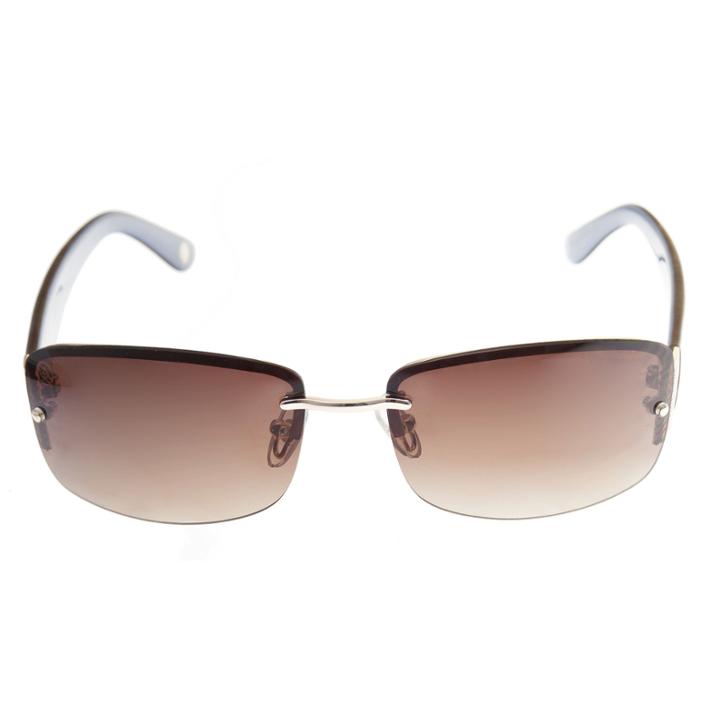 Nicole By Nicole Miller Rimless Rectangular Sunglasses-womens