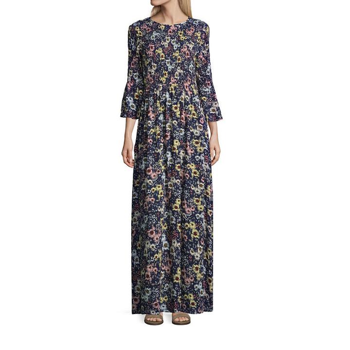 A.n.a. Smocked Maxi Dress